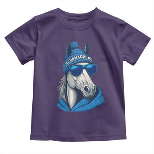 IFC Game Day Toddler T Shirt Blue Sunglasses Football Game Sport Lover TS11 Purple Print Your Wear