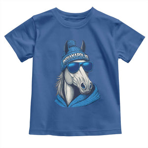 IFC Game Day Toddler T Shirt Blue Sunglasses Football Game Sport Lover TS11 Royal Blue Print Your Wear