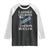 Funny Mardi Gras Laissez Les Bons Temps Rouler Raglan Shirt Bourbon Street Sign TS11 Black White Print Your Wear