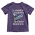 Funny Mardi Gras Laissez Les Bons Temps Rouler Toddler T Shirt Bourbon Street Sign TS11 Purple Print Your Wear
