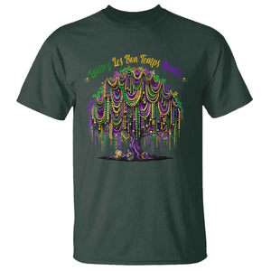 Funny Mardi Gras Bead Tree Carnival New Orleans Coconut T Shirt TS11 Dark Forest Green Print Your Wear