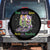 Funny Mardi Gras Spare Tire Cover These Boots Were Made For Marching TS11 No hole Black Print Your Wear