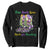 Funny Mardi Gras Sweatshirt These Boots Were Made For Marching TS11 Black Print Your Wear