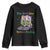 Funny Mardi Gras Youth Sweatshirt These Boots Were Made For Marching TS11 Black Print Your Wear