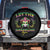 Funny Mardi Gras Spare Tire Cover Let The Shenanigans Begin Jester Hat TS11 No hole Black Print Your Wear