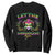 Funny Mardi Gras Sweatshirt Let The Shenanigans Begin Jester Hat TS11 Black Print Your Wear