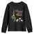 Funny Courir De Mardi Gras Youth Sweatshirt Chasing Dem Chicks Carnival TS11 Black Print Your Wear