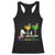 Funny Mardi Gras Drinking Racerback Tank Top Drink Drank Drunk Glass Of Wine Alligators TS11 Black Print Your Wear