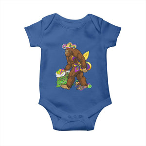 Funny Bigfoot Carnival Mardi Gras Party Baby Onesie TS11 Royal Blue Print Your Wear