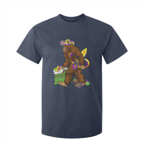 Funny Bigfoot Carnival Mardi Gras Party T Shirt For Kid TS11 Navy Print Your Wear