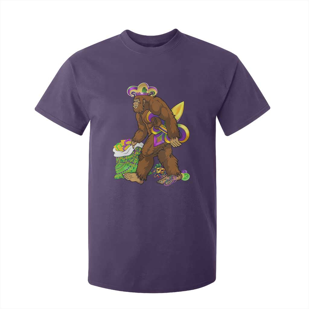 Funny Bigfoot Carnival Mardi Gras Party T Shirt For Kid TS11 Purple Print Your Wear