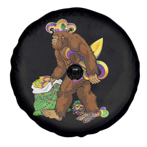 Funny Bigfoot Carnival Mardi Gras Party Spare Tire Cover TS11 Print Your Wear