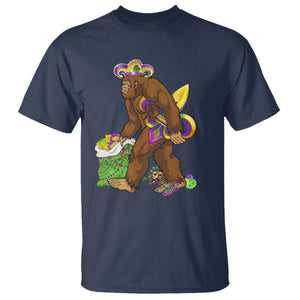 Funny Bigfoot Carnival Mardi Gras Party T Shirt TS11 Navy Print Your Wear