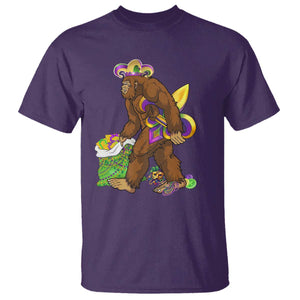 Funny Bigfoot Carnival Mardi Gras Party T Shirt TS11 Purple Print Your Wear