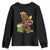 Funny Bigfoot Carnival Mardi Gras Party Youth Sweatshirt TS11 Black Print Your Wear
