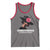 Funny African American Tank Top Unbothered By Negative Souls TS11 Deep Heather Red Print Your Wear