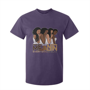 Made With Melanin Every Shade Slays T Shirt For Kid Proud African American TS11 Purple Print Your Wear