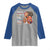 Christian African American Raglan Shirt Favor Is Deceitful And Beauty Is Vain TS11 Sport Gray Royal Print Your Wear