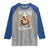 American Texan Jesus Raglan Shirt American By Birth Texan By The Grace Of God TS11 Sport Gray Royal Print Your Wear
