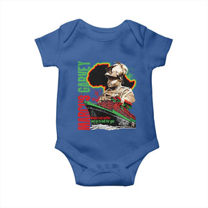 Marcus Garvey Baby Onesie Would I Not Suffer And Go To Hell For You Black History Month TS11 Royal Blue Print Your Wear