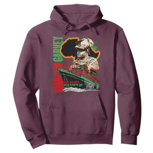 Marcus Garvey Hoodie Would I Not Suffer And Go To Hell For You Black History Month TS11 Maroon Print Your Wear
