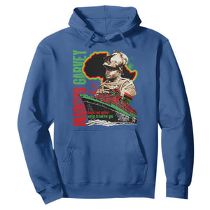 Marcus Garvey Hoodie Would I Not Suffer And Go To Hell For You Black History Month TS11 Royal Blue Print Your Wear