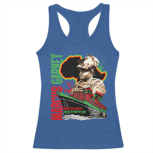 Marcus Garvey Racerback Tank Top Would I Not Suffer And Go To Hell For You Black History Month TS11 Royal Blue Print Your Wear