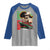 Marcus Garvey Raglan Shirt Would I Not Suffer And Go To Hell For You Black History Month TS11 Sport Gray Royal Print Your Wear