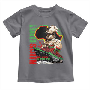 Marcus Garvey Toddler T Shirt Would I Not Suffer And Go To Hell For You Black History Month TS11 Charcoal Print Your Wear