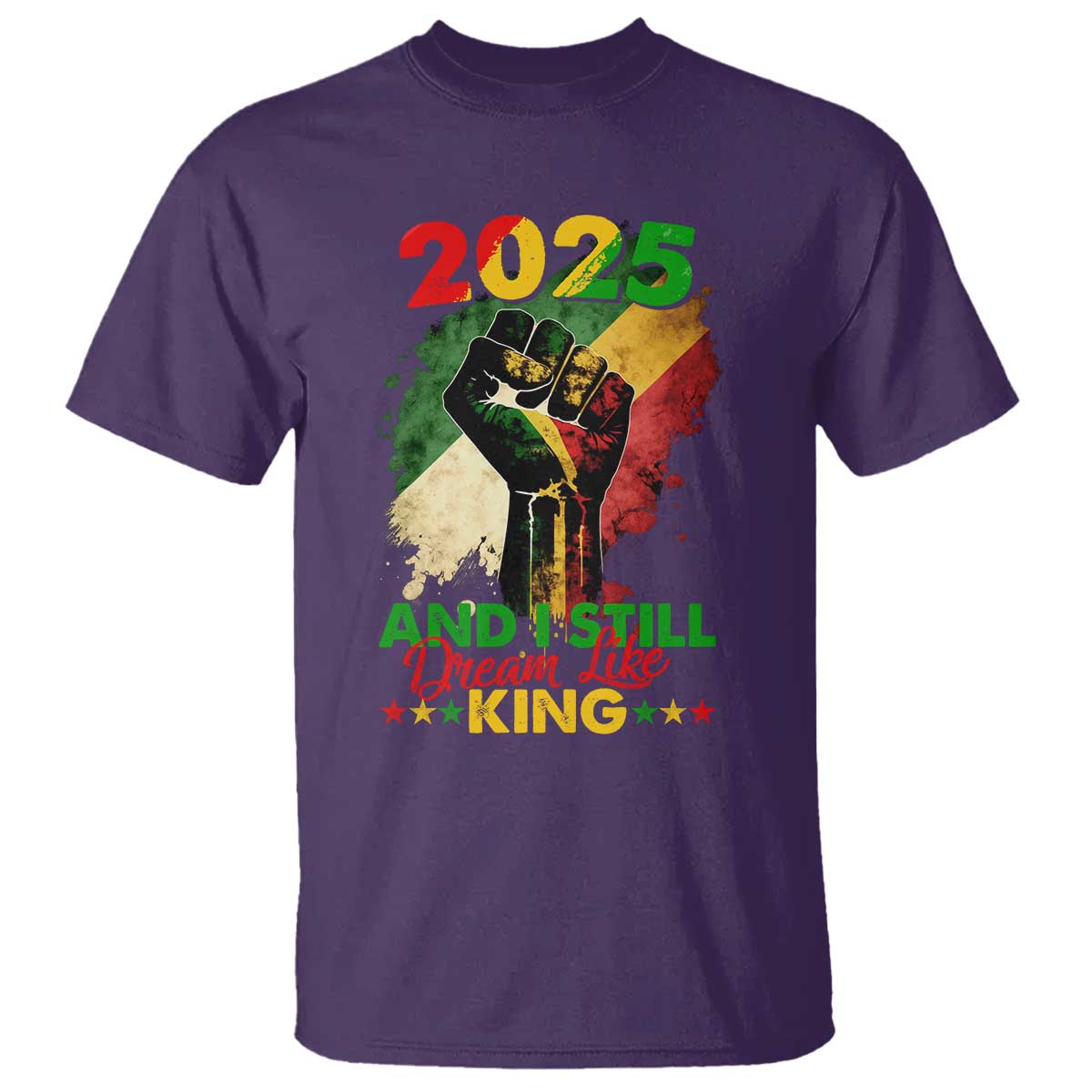 2025 And I Still Dream Like King T Shirt Martin Luther King Day Black History Month TS11 Purple Print Your Wear