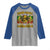 Marcus Garvey Raglan Shirt Stand Strong Freedom Fighter Black History Month TS11 Sport Gray Royal Print Your Wear