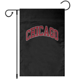 Chicago Pride Illinois IL Vintage Sports Basketball Red Design Garden Flag TS11 Black Print Your Wear
