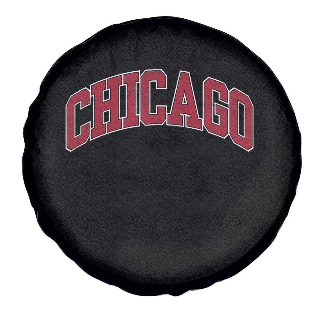 Chicago Pride Illinois IL Vintage Sports Basketball Red Design Spare Tire Cover TS11 Print Your Wear