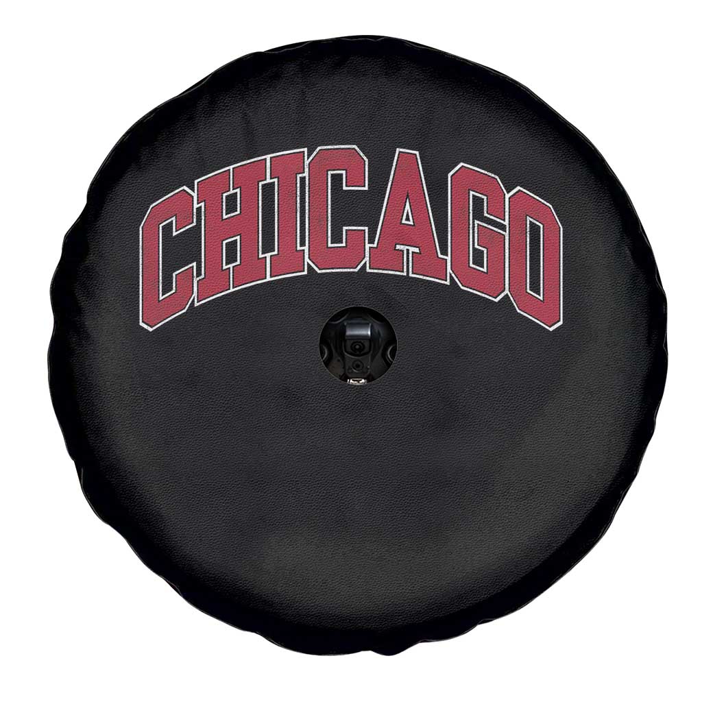 Chicago Pride Illinois IL Vintage Sports Basketball Red Design Spare Tire Cover TS11 Print Your Wear