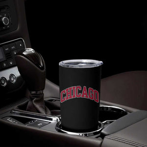Chicago Pride Illinois IL Vintage Sports Basketball Red Design Tumbler Cup TS11 Print Your Wear