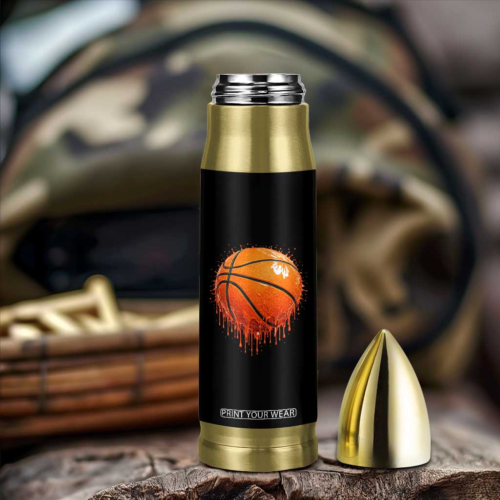 Funny Basketball Drip Splash Graphic Bullet Tumbler TS11 Print Your Wear