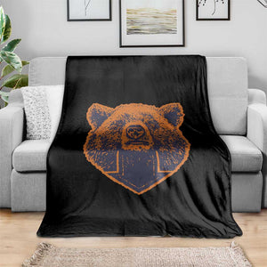 CFB Bear Lover Throw Blanket Vintage Down Sign Football Game Day TS11 Print Your Wear