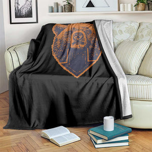 CFB Bear Lover Throw Blanket Vintage Down Sign Football Game Day TS11 Print Your Wear