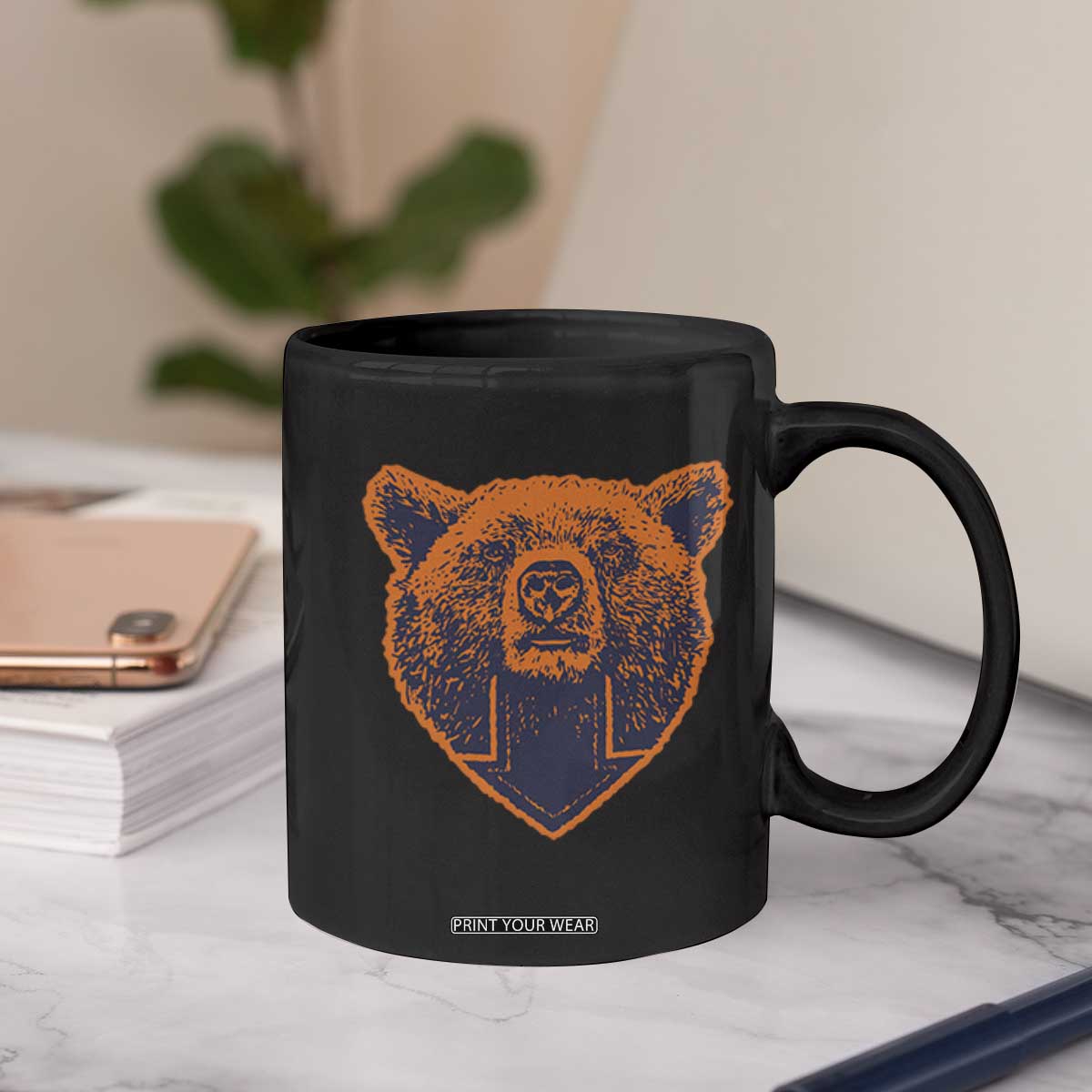 CFB Bear Lover Coffee Mug Vintage Down Sign Football Game Day TS11 Print Your Wear