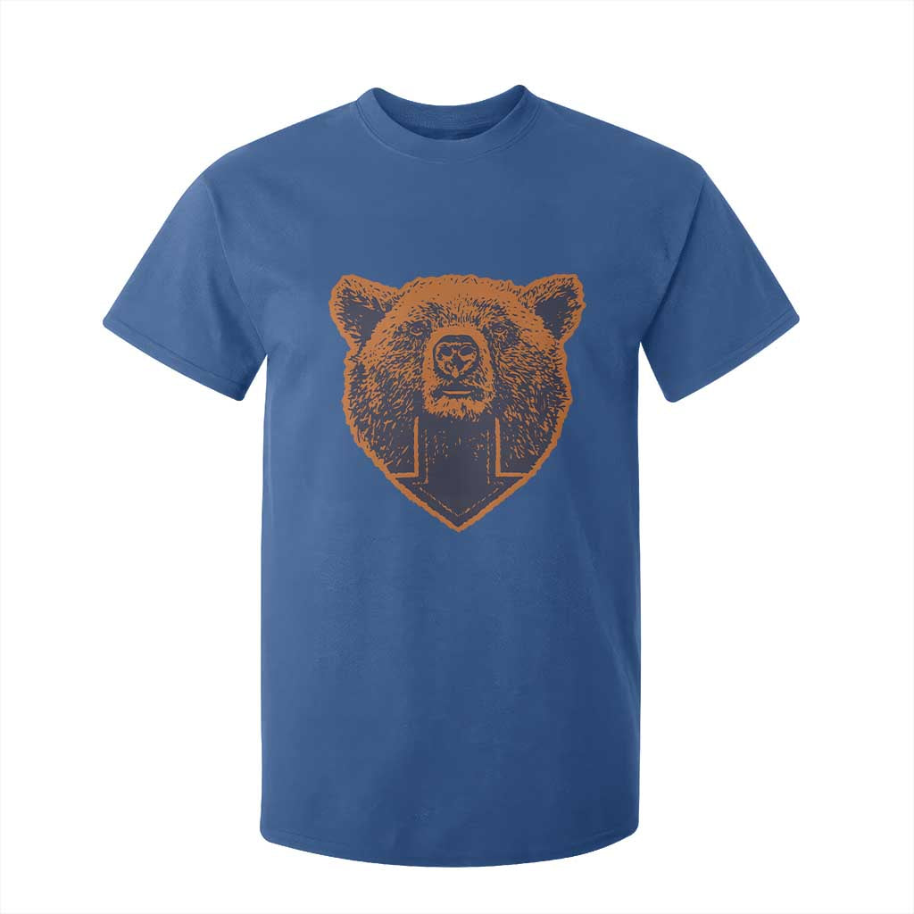 CFB Bear Lover T Shirt For Kid Vintage Down Sign Football Game Day TS11 Royal Blue Print Your Wear
