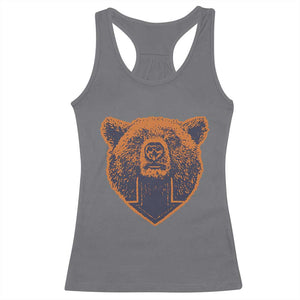 CFB Bear Lover Racerback Tank Top Vintage Down Sign Football Game Day TS11 Charcoal Print Your Wear