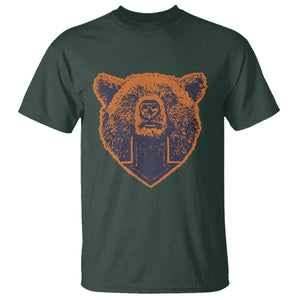 CFB Bear Lover T Shirt Vintage Down Sign Football Game Day TS11 Dark Forest Green Print Your Wear