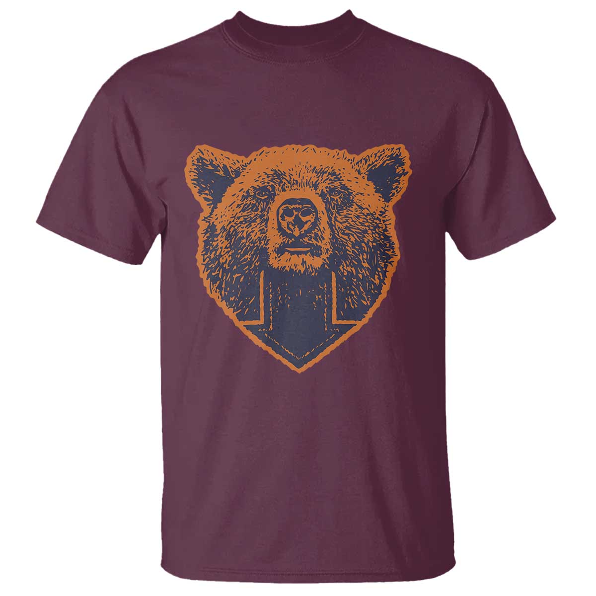 CFB Bear Lover T Shirt Vintage Down Sign Football Game Day TS11 Maroon Print Your Wear
