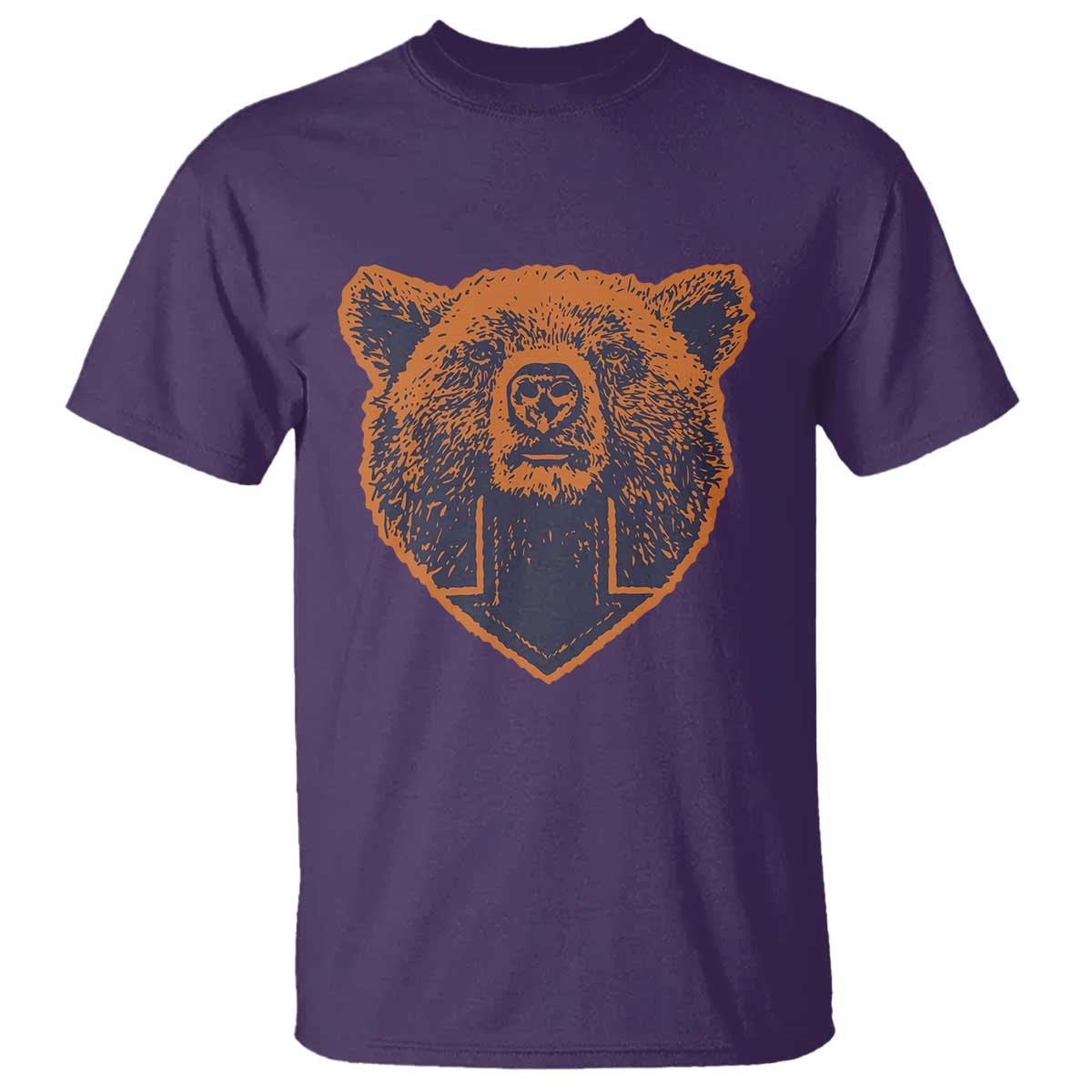 CFB Bear Lover T Shirt Vintage Down Sign Football Game Day TS11 Purple Print Your Wear