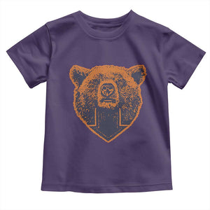 CFB Bear Lover Toddler T Shirt Vintage Down Sign Football Game Day TS11 Purple Print Your Wear