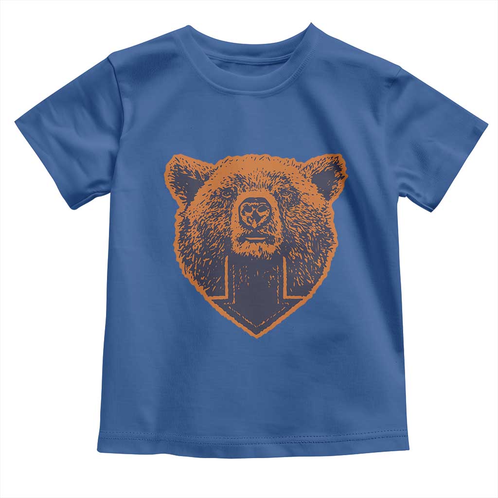 CFB Bear Lover Toddler T Shirt Vintage Down Sign Football Game Day TS11 Royal Blue Print Your Wear