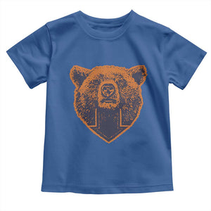 CFB Bear Lover Toddler T Shirt Vintage Down Sign Football Game Day TS11 Royal Blue Print Your Wear
