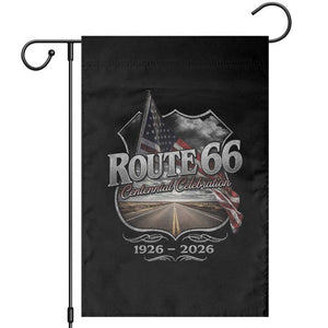 US Route Highway 66 Centennial Celebration Garden Flag 100 Years Of The Mother Road Vintage American Flag TS11 Black Print Your Wear