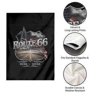US Route Highway 66 Centennial Celebration Garden Flag 100 Years Of The Mother Road Vintage American Flag TS11 Print Your Wear