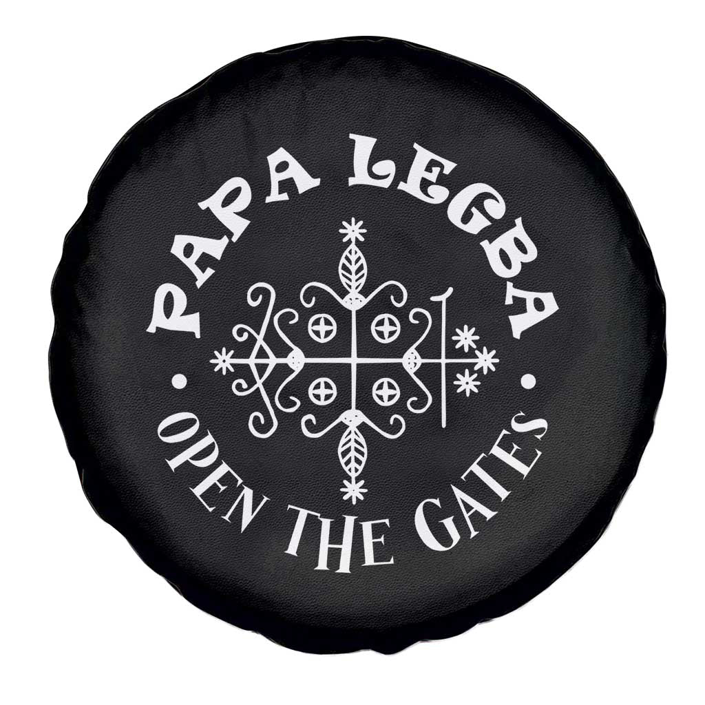 Papa Legba Spare Tire Cover Open The Gates Louisiana Voodoo Loa Veve TS11 Print Your Wear